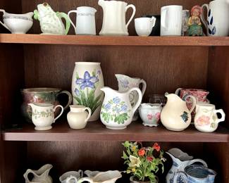 Collection of pitchers
