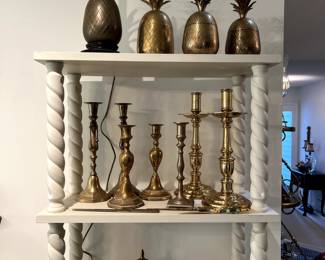 Tons of brass by Decorative Crafts, candlesticks & more! 