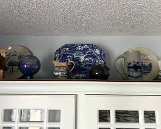 Huge collection of blue & white 