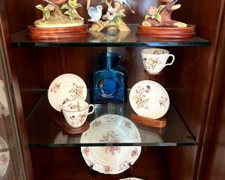 Andrea by Sadek Blue Birds, English dinnerware 