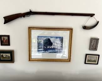 Decorative items, framed art 