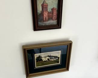 Framed Greenville Memorabilia 
