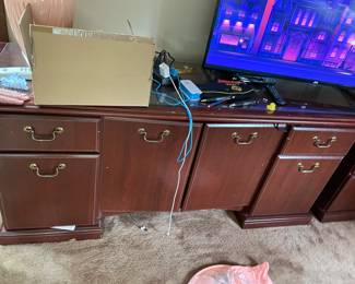 This picture & next picture shows 2 pieces  matching( lots of storage etc.