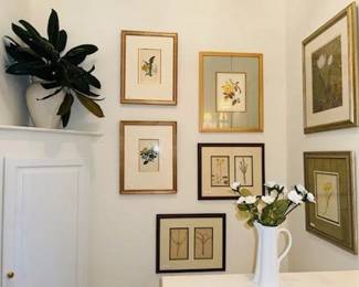 Lovely vintage floral prints