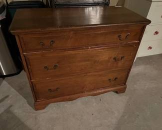 Wood chest front
