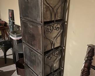 Metal cabinet side