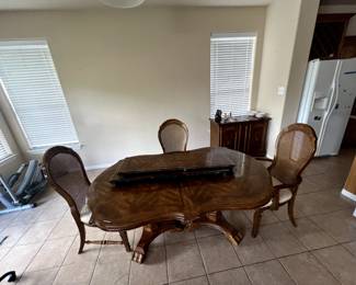 Wooden Dining Table w/ Leaflets