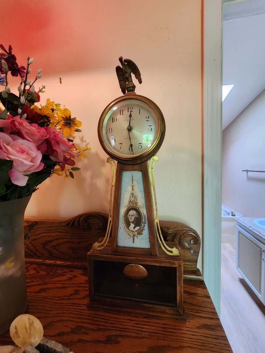 Seth Thomas George Washington clock