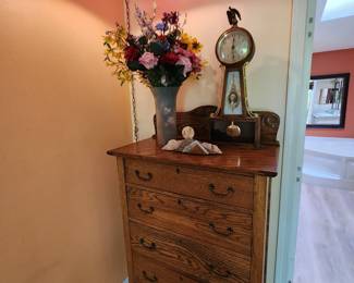 Seth Thomas banjo Washington clock and dresser