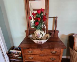 oak dresser washstand