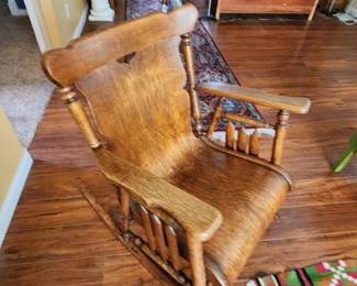 oak rocker