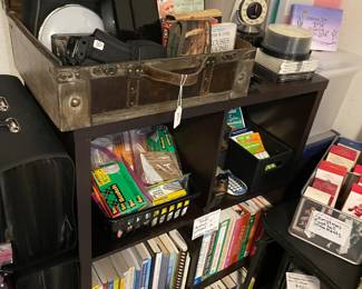 Office, electronics, some books