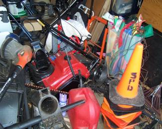 SNOW BLOWER, RAKES & MISC.