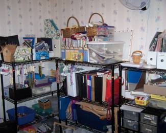 SHELVING & SEWING STUFF