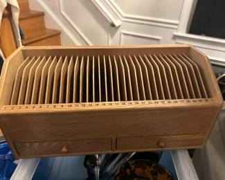 Vintage month organizer (31 slots for each day of the month)