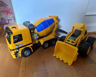 Bruder and CAT toy vehicles