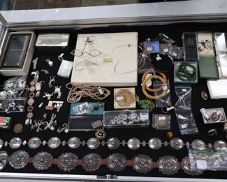 Sterling Conch belts and jewelry