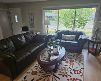 Leather furniture...