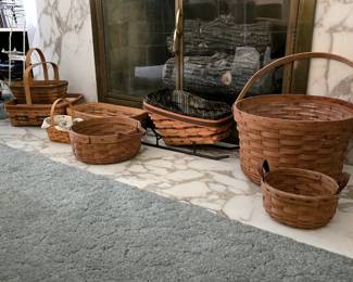COLLECTION of LONGABERGER BASKETS
