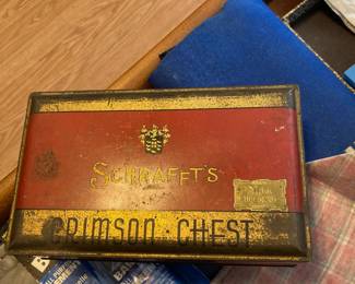 antique candy tin