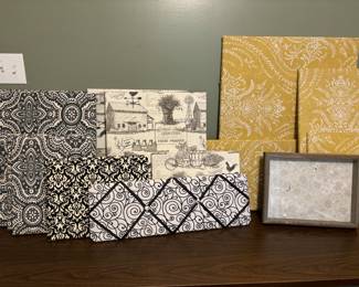 Decorated pin boards