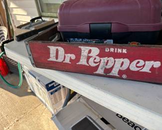 Dr. Pepper crate