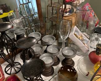 Candles and candle holders