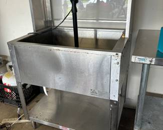 Commercial prep sink