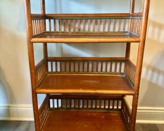 Vintage wooden shelf