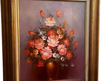 Floral Painting by Cox