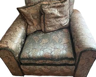 Fabulous Asian Inspired Upholstered Chair