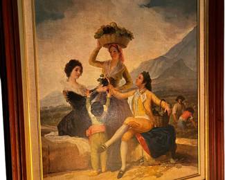 Titled, The Grape Harvest