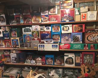 An enormous amount of Christmas Decorations!