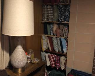 MCM Lamp, Throw Pillows