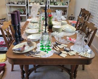 Lots of Noretake Fine China and Crystal Tableware