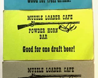 Three (3) Muzzle Loader Cafe Powder Horn Bar Coupons
