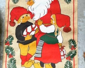 Swedish Wall Hanging of SANTA CLAUS
