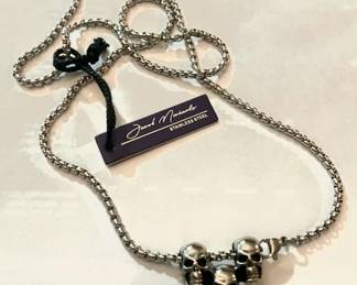 Jacob Michaels Stainless Steel Necklace with Original Tag
