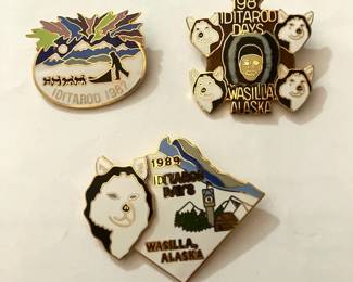 1980's Iditarod Pins
