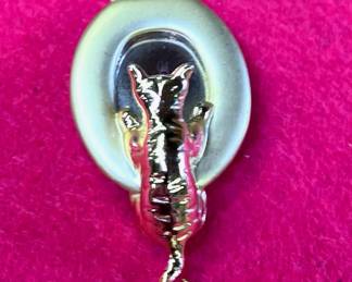Cat in the Mirror Pin
