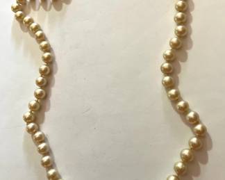 String of Faux Pearls
