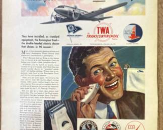 TWA Airline Advertisement
