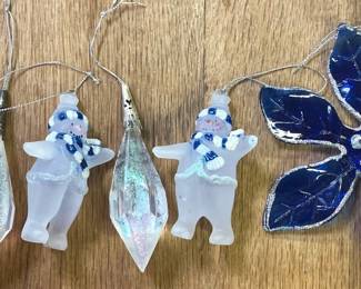 Six (6) Christmas Ornaments
