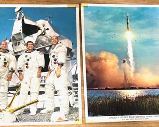 Two (2) Apollo 8 Launch Photographs
