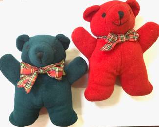 Two (2) 6" Teddy Bears
