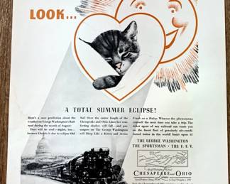Chesapeake and Ohio Railroad Advertisement
