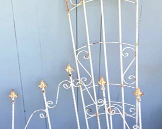 Two (2) Iron Garden Features
