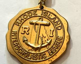 First Place Award Medal "Rhode Island Inter-Scholastic League"
