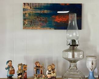 Vintage Hummels, Old Oil Lamp