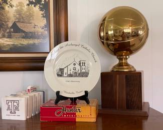 1969-70 Needville Bluejays Basketball Trophy, Texas A&M Poker Chip Holder